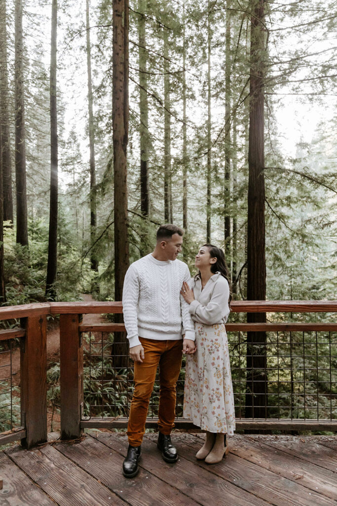 engagement photos outdoors in portland