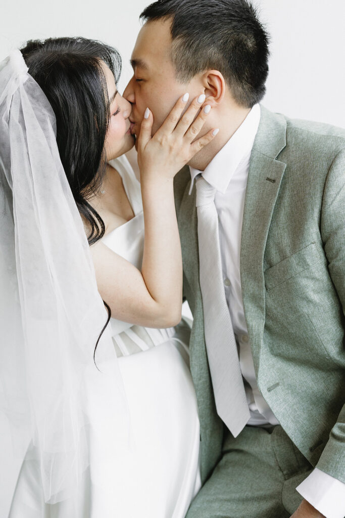 a pre-wedding studio photoshoot
