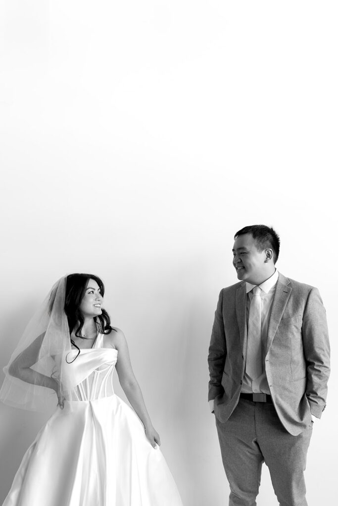 a pre-wedding studio photoshoot
