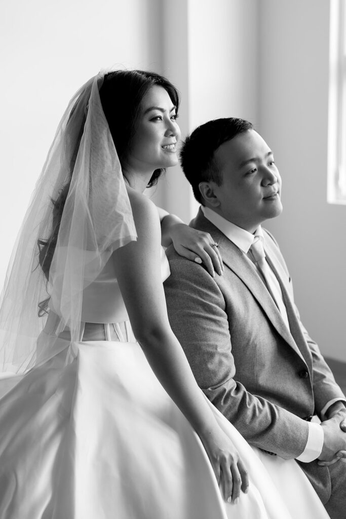 a pre-wedding studio photoshoot
