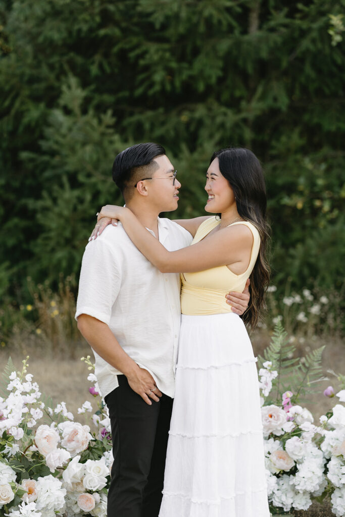 a surprise engagement session
