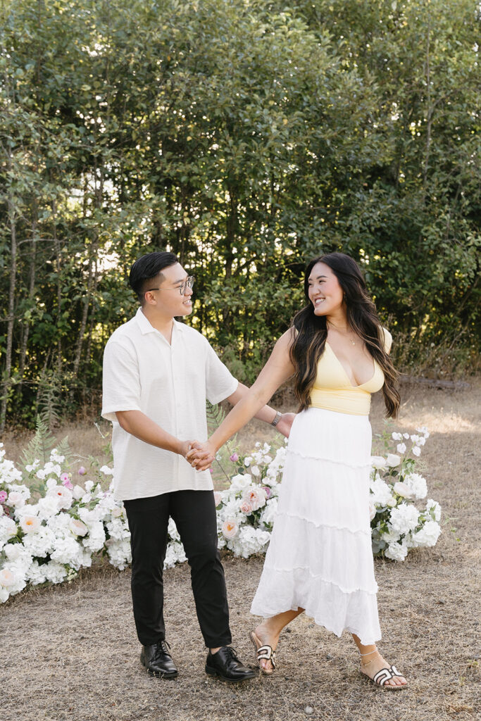 a surprise engagement session
