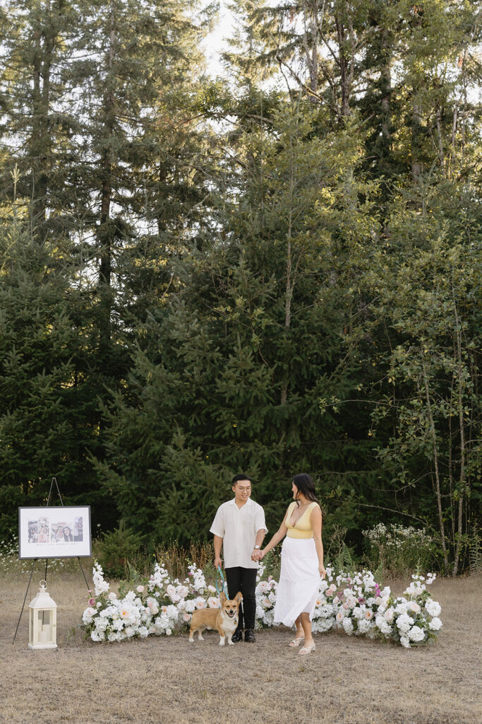 a surprise engagement session
