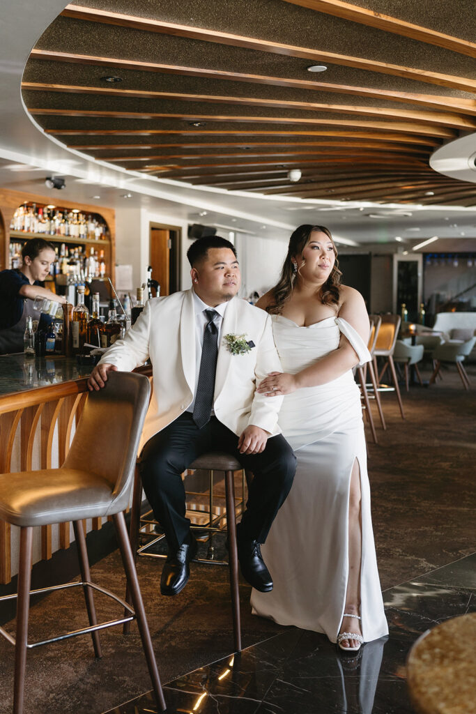 couple taking their elopement photos
