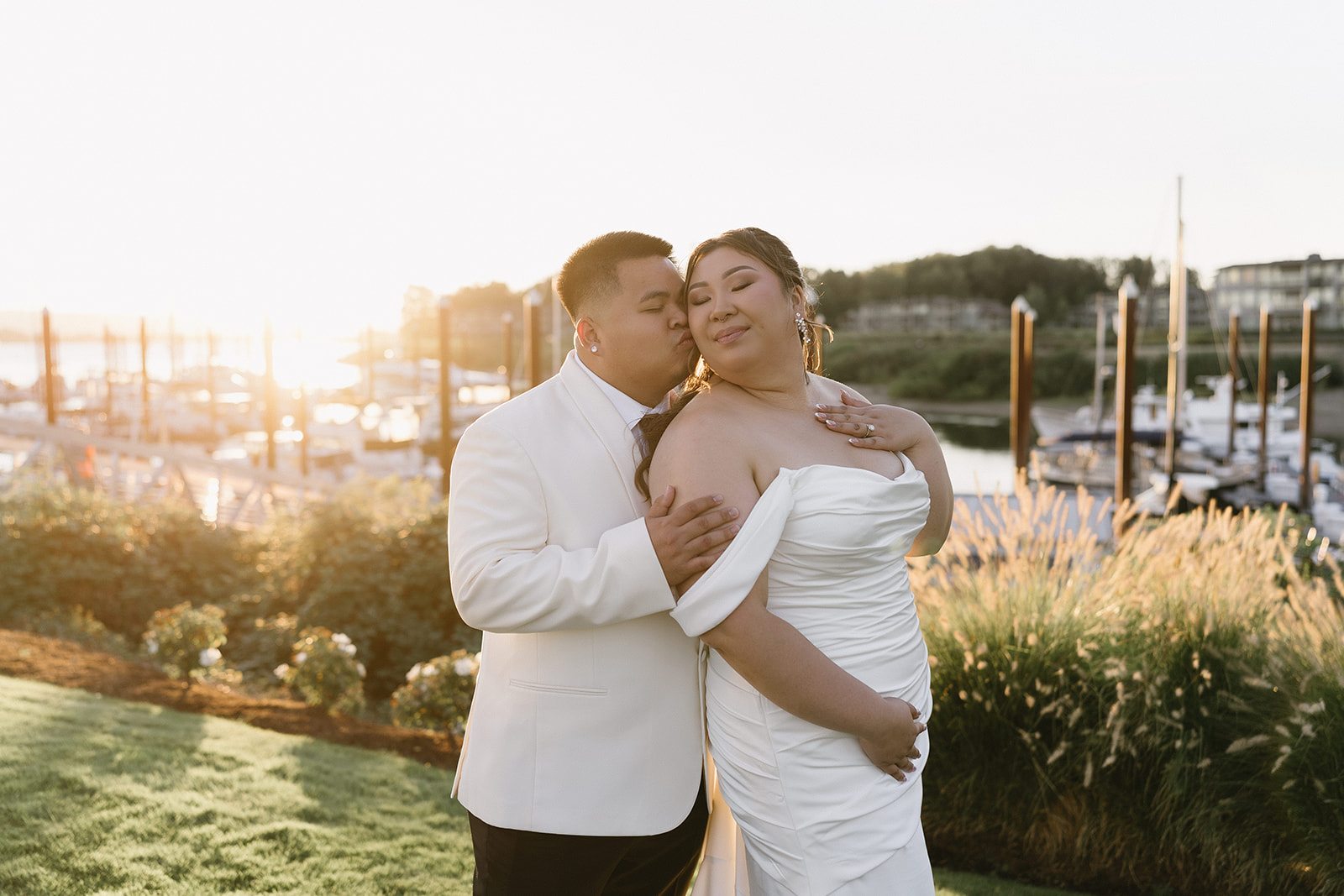 couple taking their elopement photos