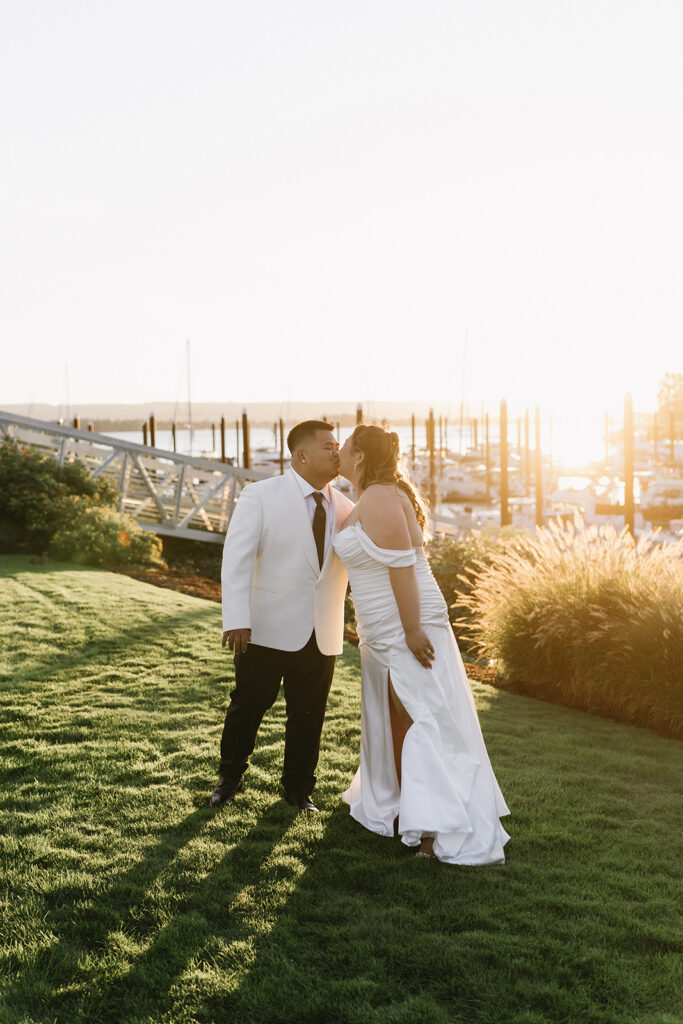 couple taking their elopement photos
