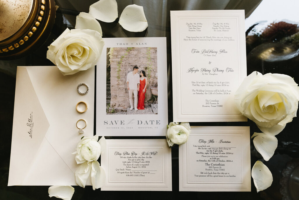 A beautifully designed Houston wedding with a luxury feel, featuring effortless details and timeless photography.
