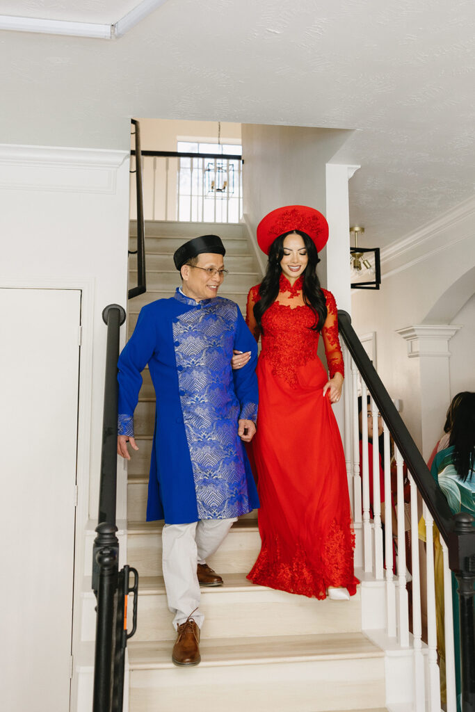 a tea ceremony celebration before a wedding in houston