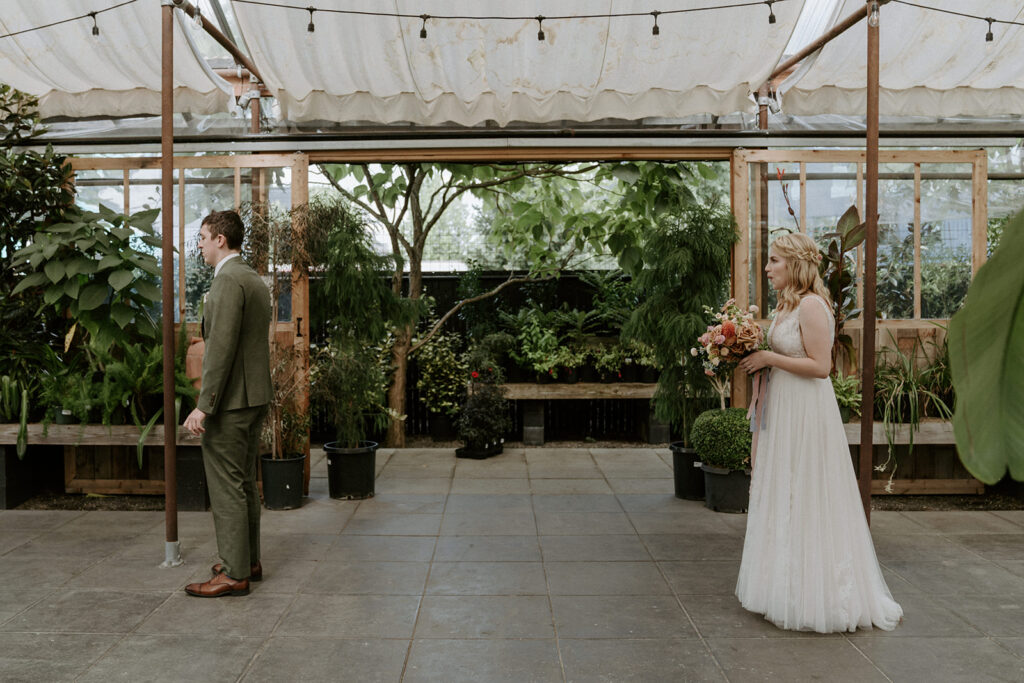 A garden wedding at Blockhouse in Downtown Portland