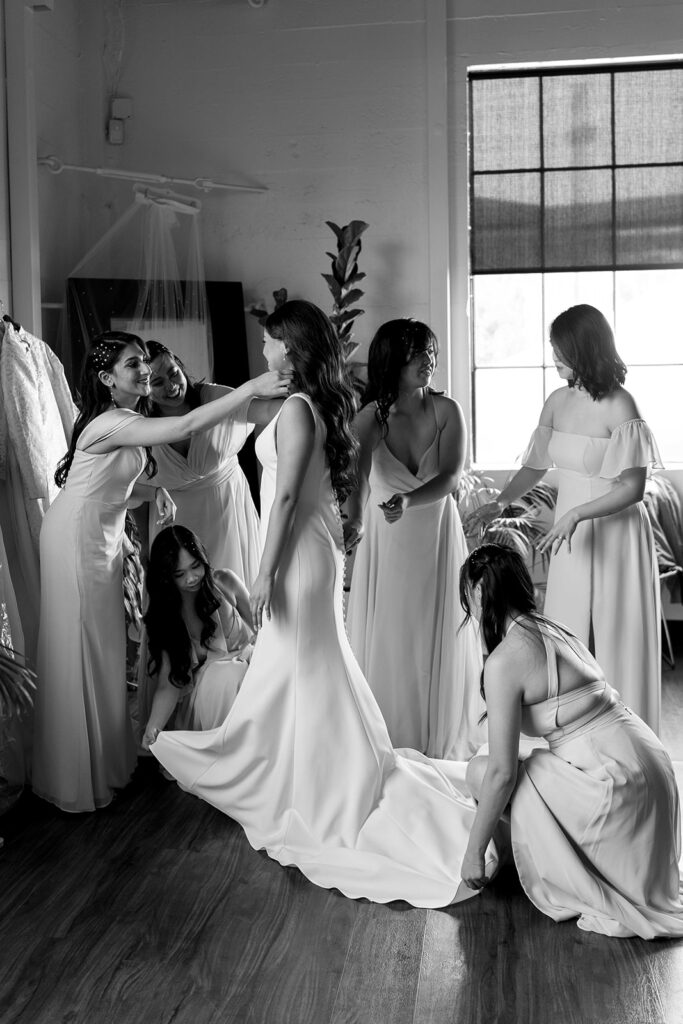 An industrial style wedding day at Castaway in Portland