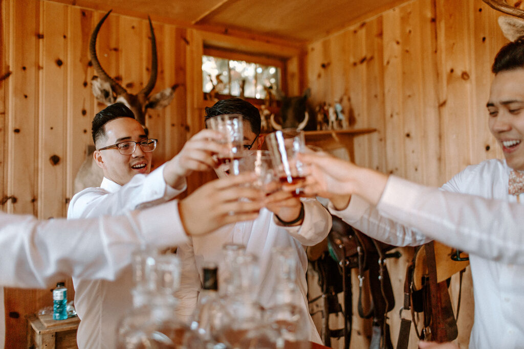 A boho rustic wedding day in Portland at Barn Kestrel