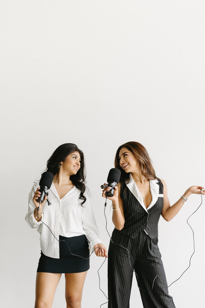 Candid moment during a lifestyle photoshoot
