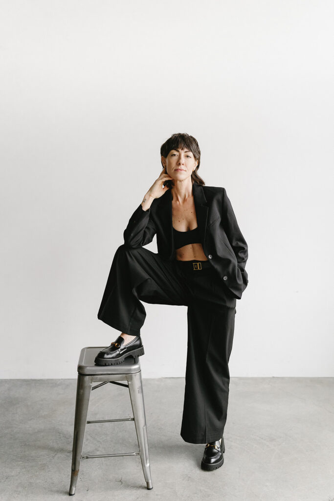 Entrepreneur posing at Cream Creative Studio
