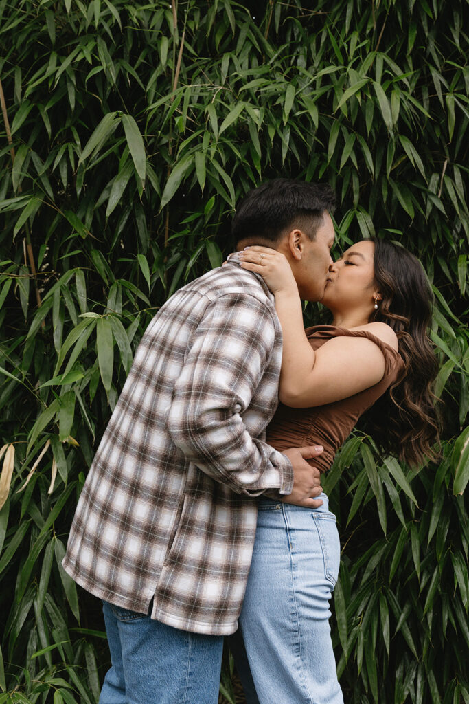 A lifestyle-inspired photo showcasing genuine connection between a couple.
