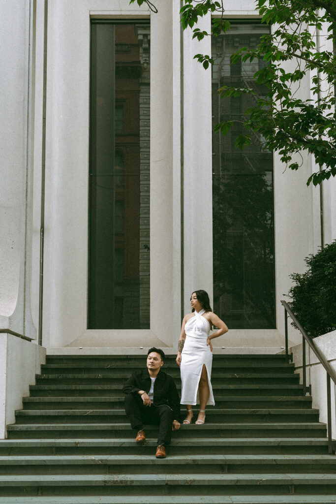 A portrait taken in the city of Portland Oregon.
