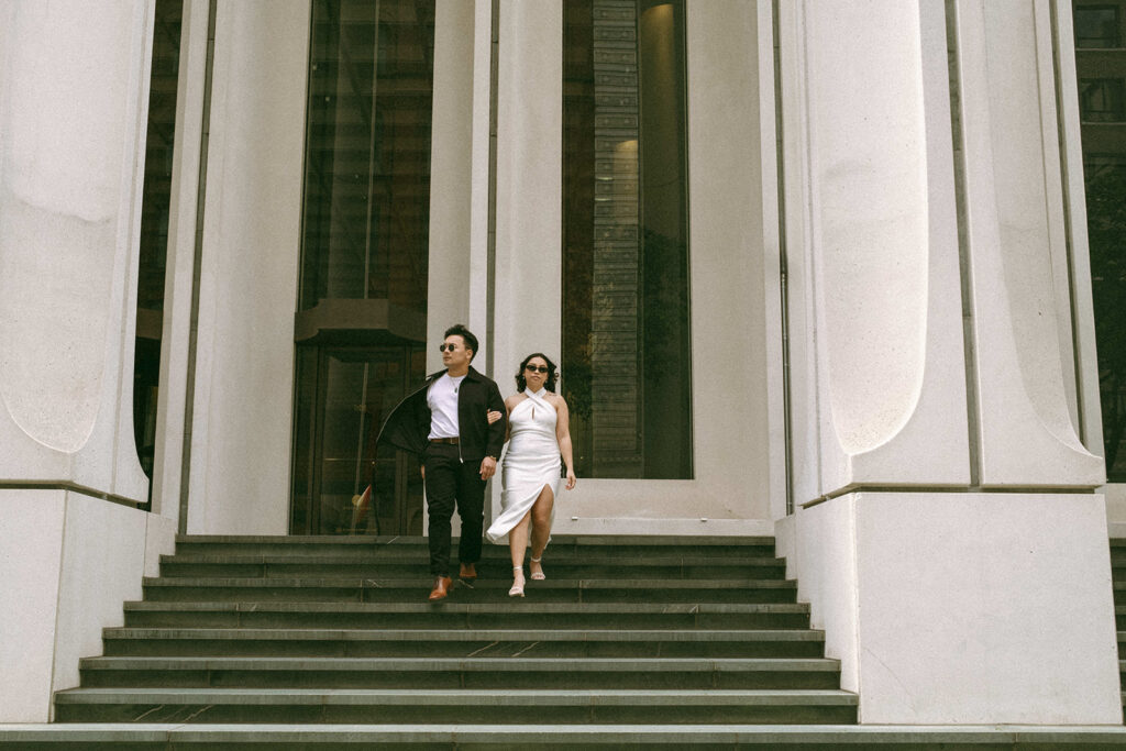 A portrait taken in the city of Portland Oregon.
