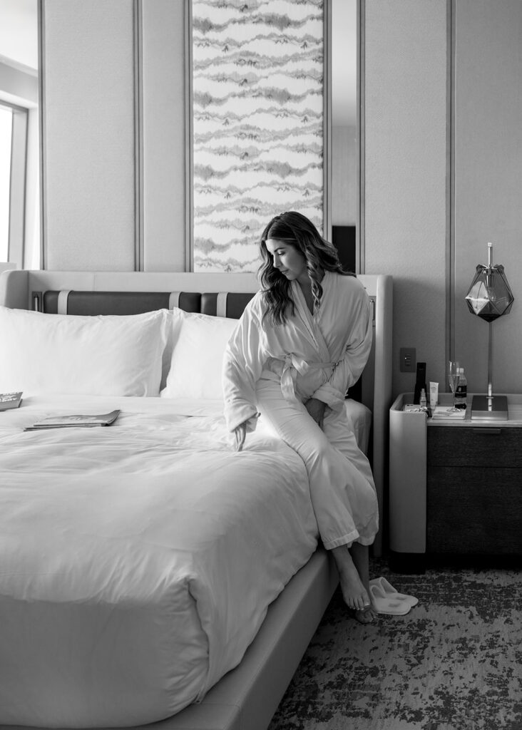 Lifestyle branding photo taken in a room of the Ritz Carlton Portland
