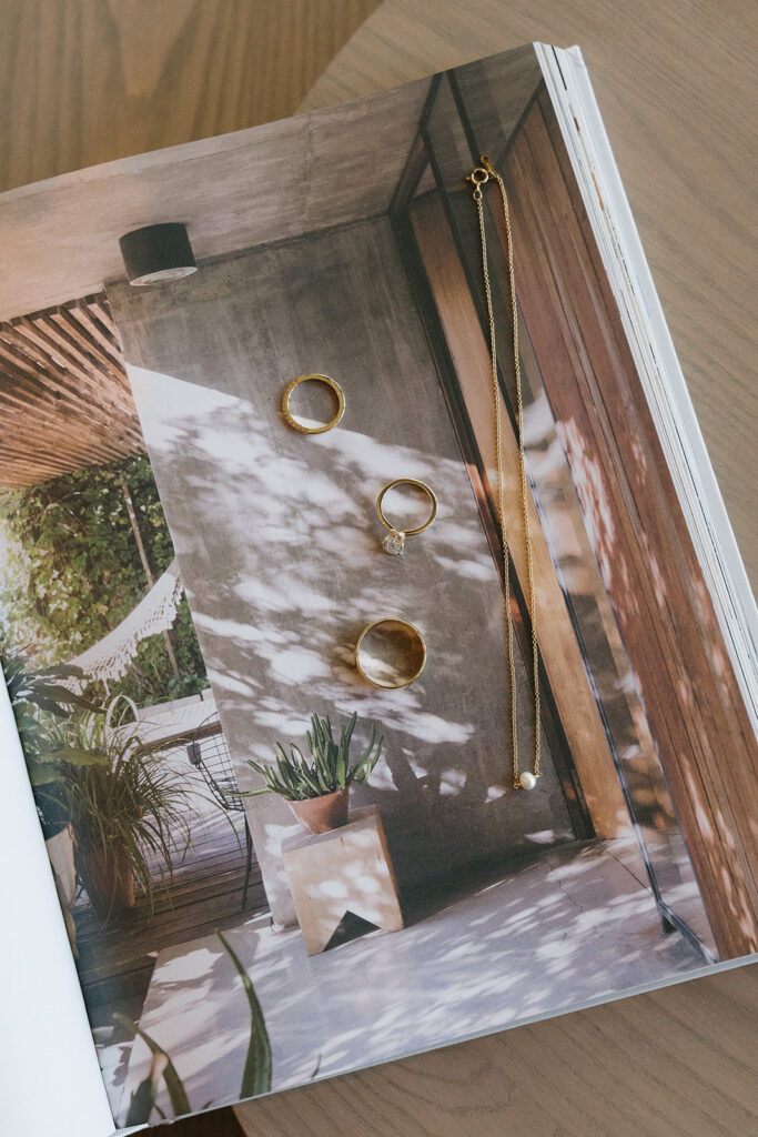 Wedding day details for an amaterra winery wedding
