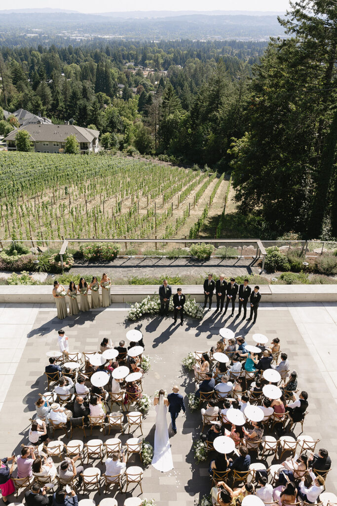 Amaterra Winery Wedding in Portland