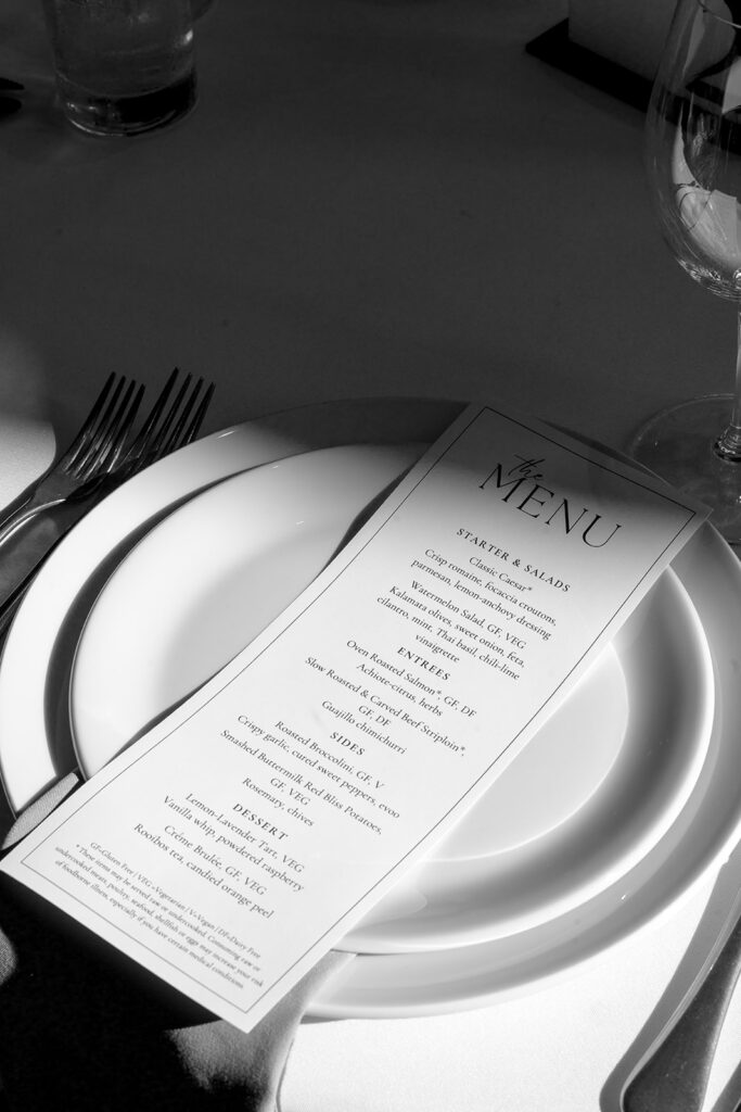 Timeless wedding reception design with neutral decor and glowing candlelight.
