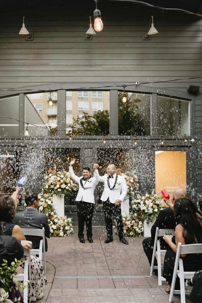 a fun wedding ceremony in Portland
