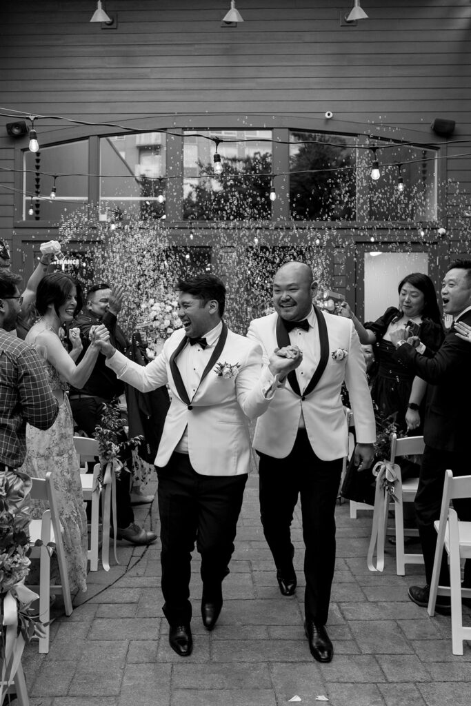 a fun wedding ceremony in Portland
