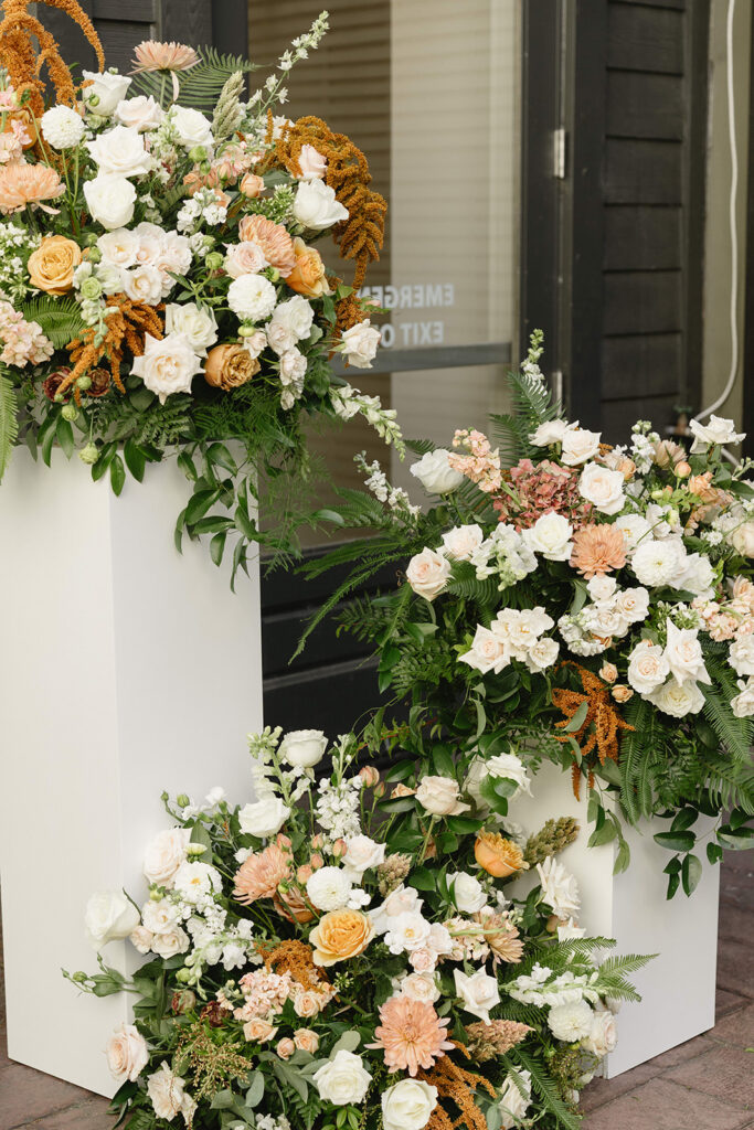 Non traditional wedding ceremony at Everett West in Portland filled with love and supportive guests
