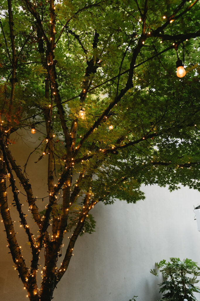 Non traditional wedding ceremony at Everett West in Portland filled with love and supportive guests
