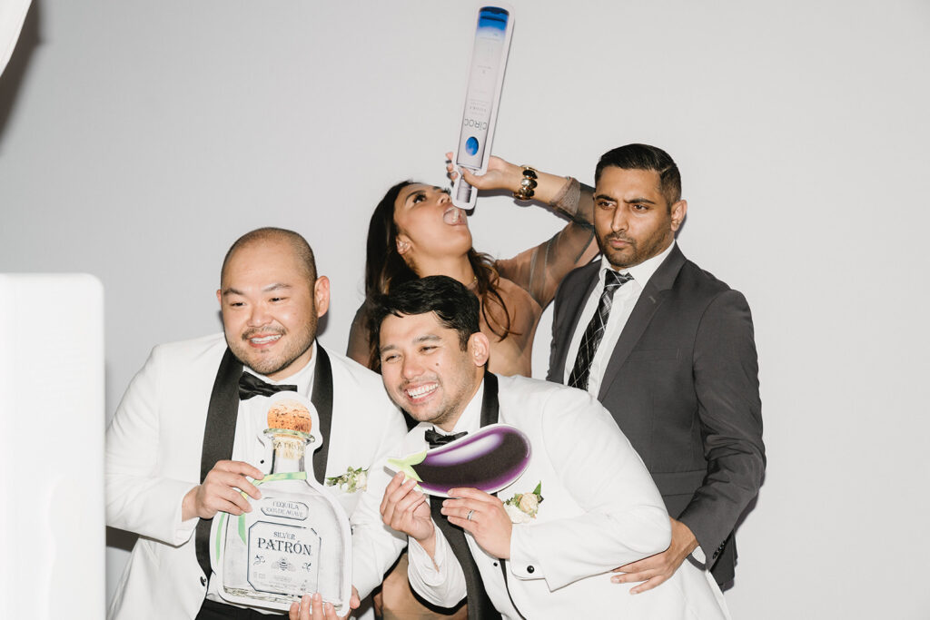 Lively wedding dance floor at Everett West during an inclusive city celebration
