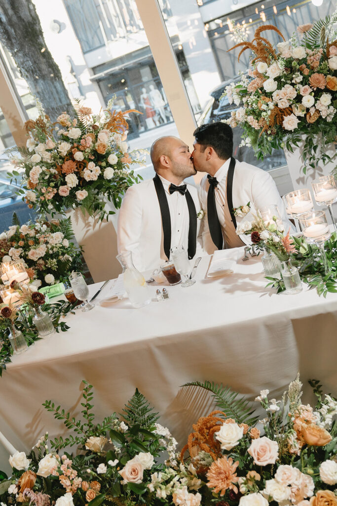 Lively wedding dance floor at Everett West during an inclusive city celebration
