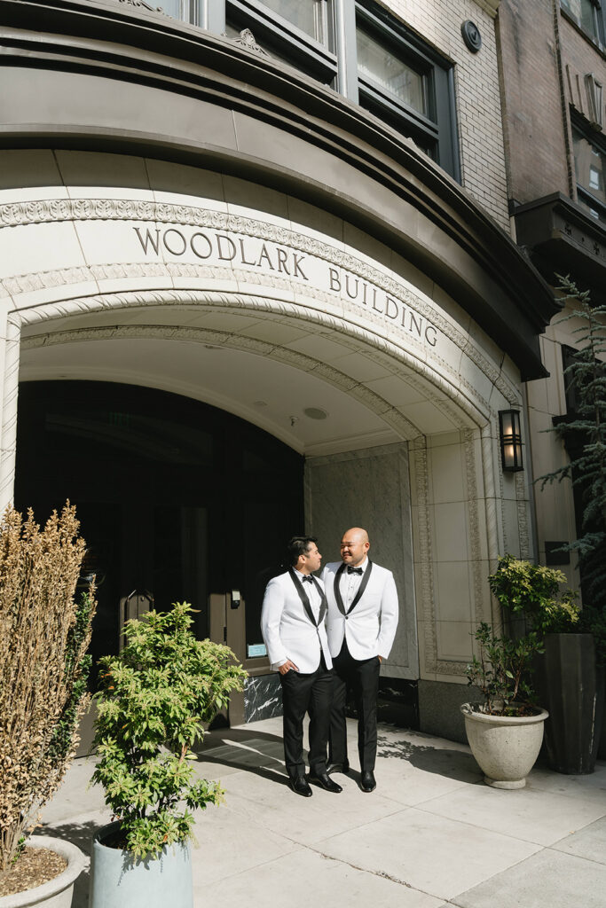 non traditional wedding day in portland