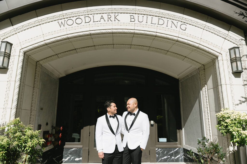 non traditional wedding day in portland